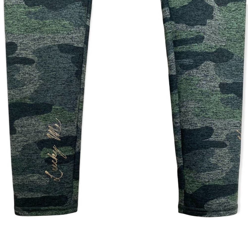 Lucky Brand Womens Lucky Print Camo Leggings size XS Olive Green Athleisure - Picture 9 of 10